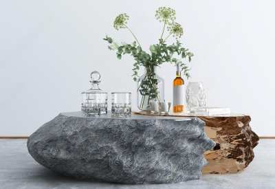 现代茶几3D模型下载